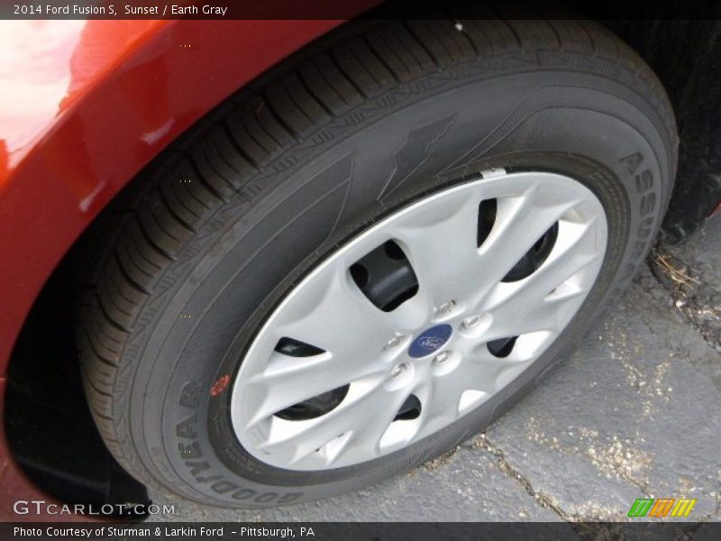 Sunset / Earth Gray 2014 Ford Fusion S