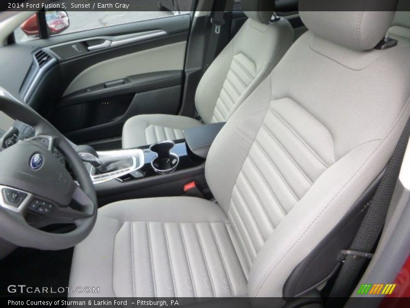 Sunset / Earth Gray 2014 Ford Fusion S
