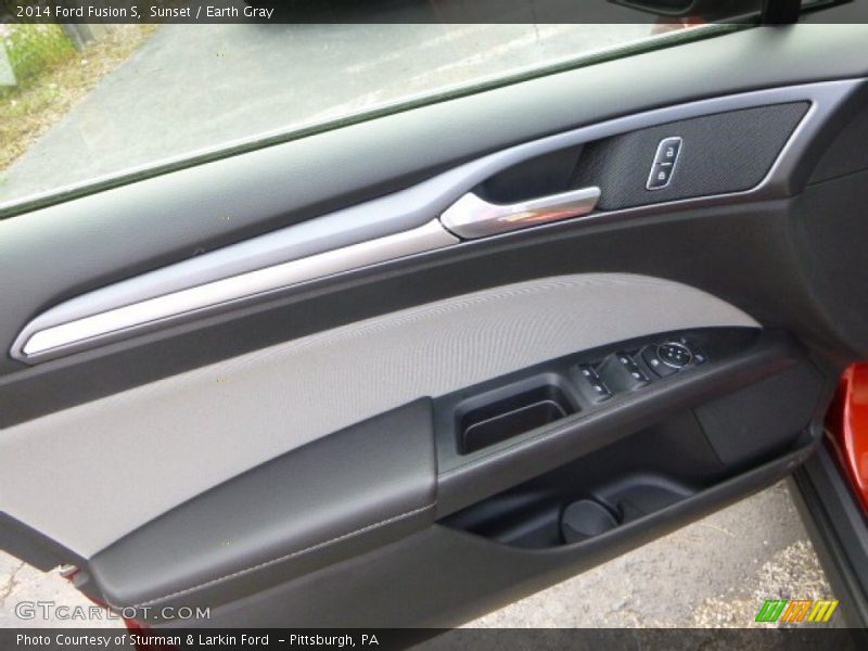 Sunset / Earth Gray 2014 Ford Fusion S