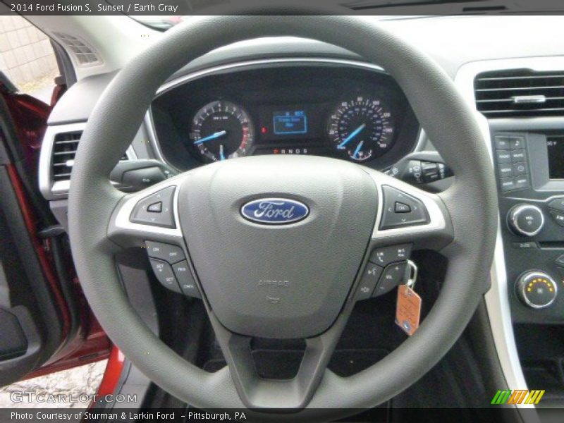 Sunset / Earth Gray 2014 Ford Fusion S