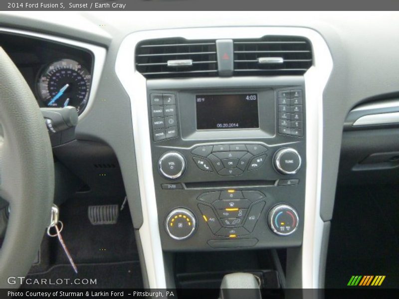 Sunset / Earth Gray 2014 Ford Fusion S