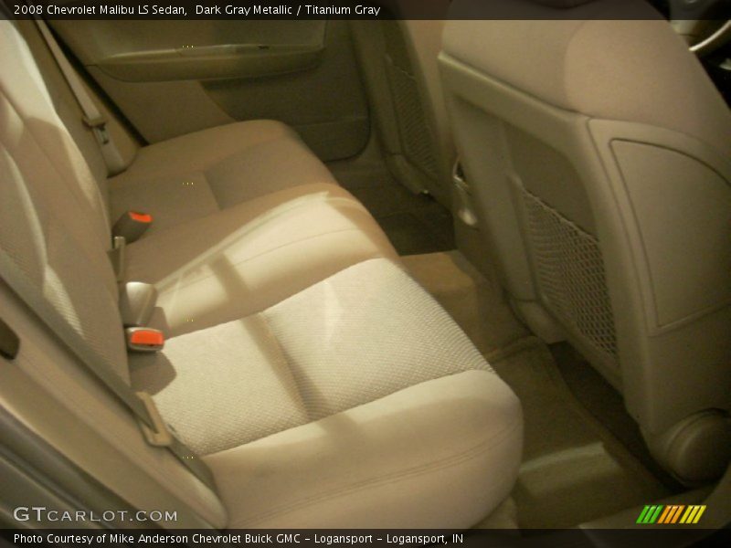 Dark Gray Metallic / Titanium Gray 2008 Chevrolet Malibu LS Sedan