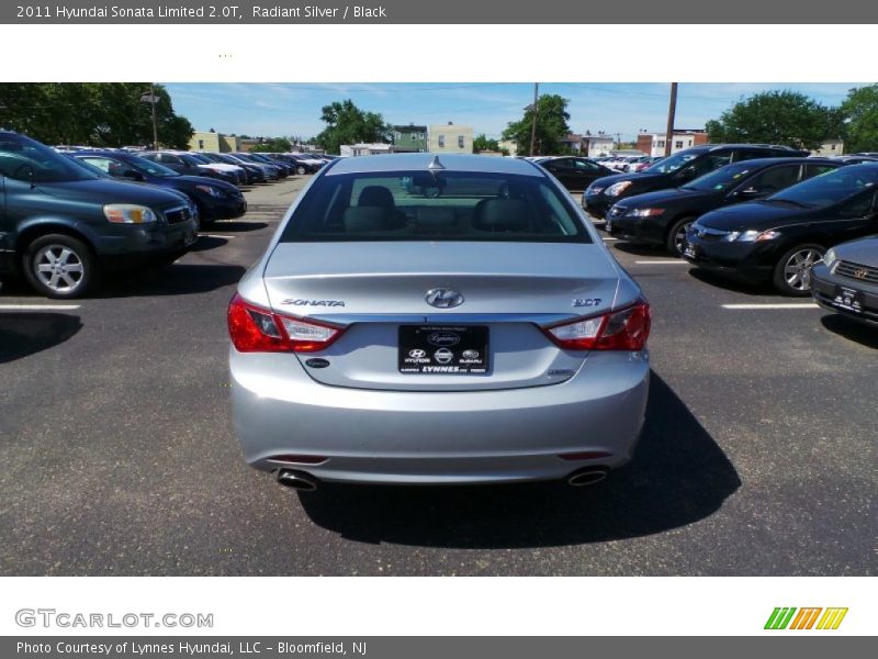 Radiant Silver / Black 2011 Hyundai Sonata Limited 2.0T