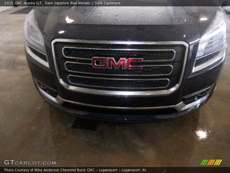 Dark Sapphire Blue Metallic / Dark Cashmere 2015 GMC Acadia SLT