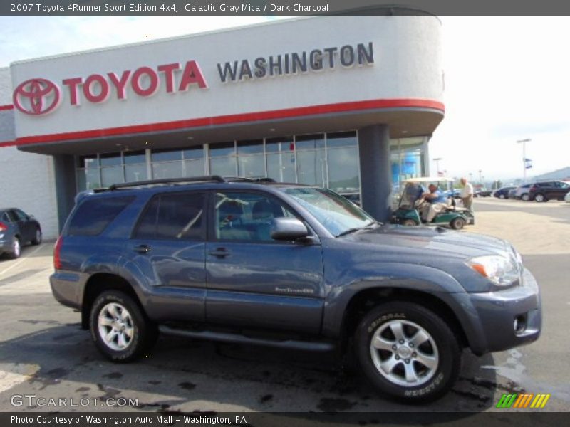 Galactic Gray Mica / Dark Charcoal 2007 Toyota 4Runner Sport Edition 4x4