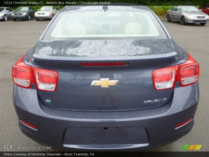 Atlantis Blue Metallic / Cocoa/Light Neutral 2014 Chevrolet Malibu LT