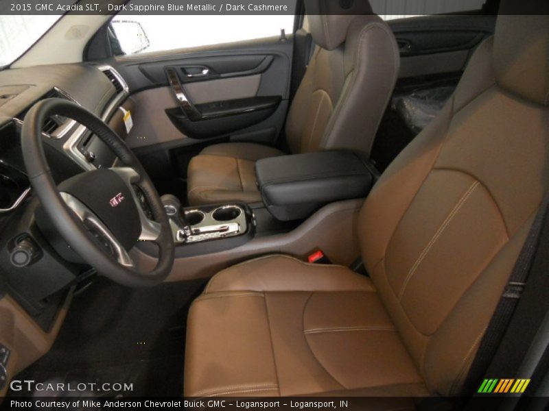 Dark Sapphire Blue Metallic / Dark Cashmere 2015 GMC Acadia SLT