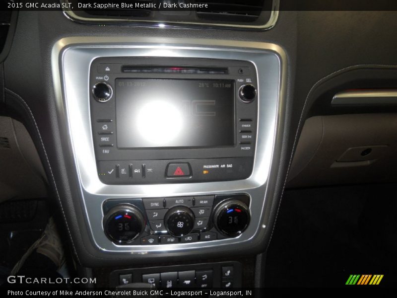 Dark Sapphire Blue Metallic / Dark Cashmere 2015 GMC Acadia SLT