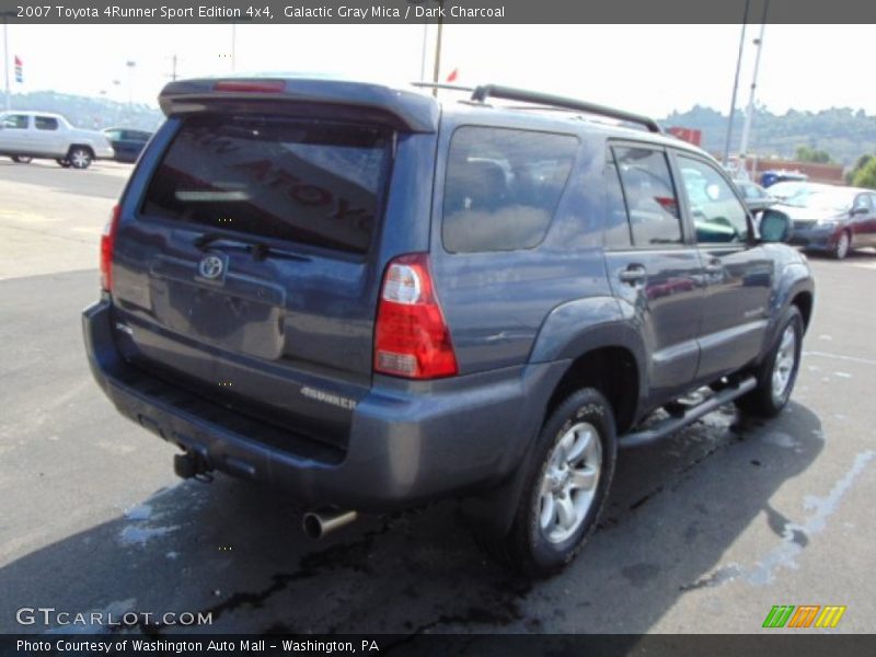 Galactic Gray Mica / Dark Charcoal 2007 Toyota 4Runner Sport Edition 4x4