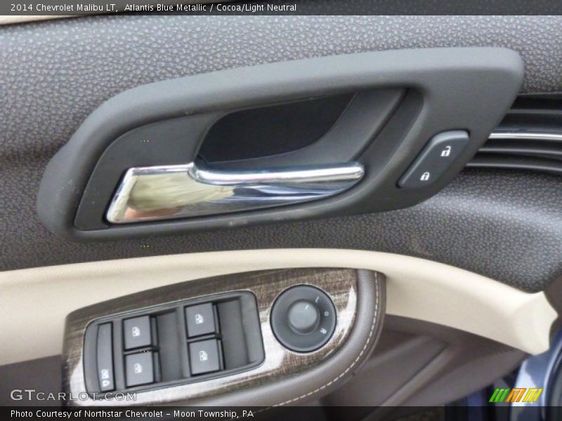 Atlantis Blue Metallic / Cocoa/Light Neutral 2014 Chevrolet Malibu LT