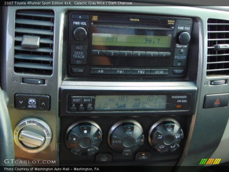 Galactic Gray Mica / Dark Charcoal 2007 Toyota 4Runner Sport Edition 4x4