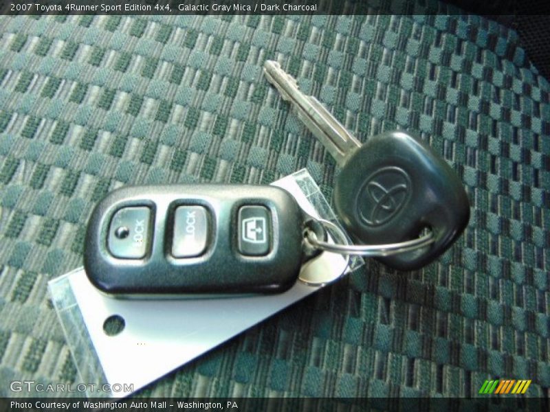 Galactic Gray Mica / Dark Charcoal 2007 Toyota 4Runner Sport Edition 4x4