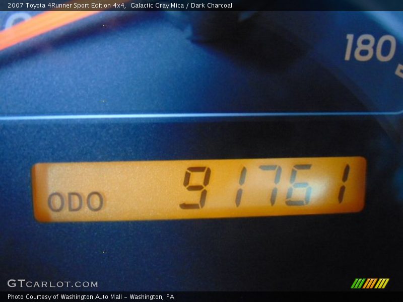 Galactic Gray Mica / Dark Charcoal 2007 Toyota 4Runner Sport Edition 4x4