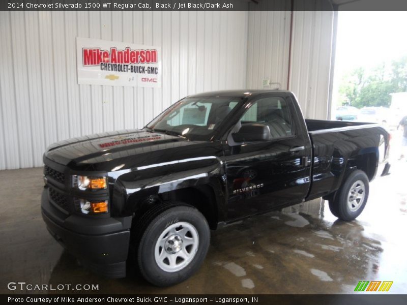 Black / Jet Black/Dark Ash 2014 Chevrolet Silverado 1500 WT Regular Cab