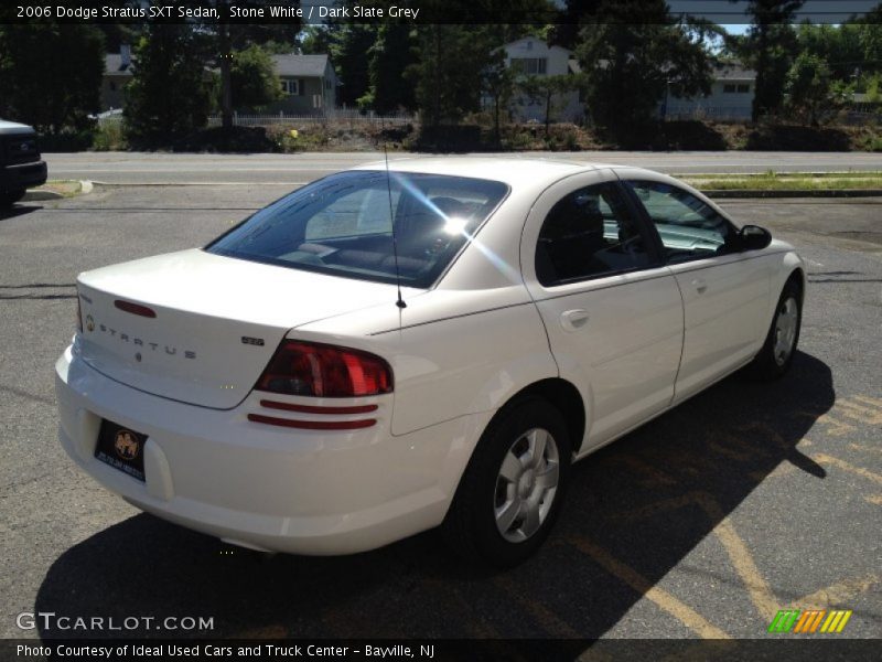 Stone White / Dark Slate Grey 2006 Dodge Stratus SXT Sedan