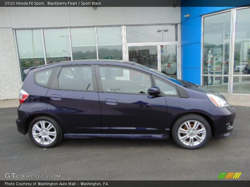 Blackberry Pearl / Sport Black 2010 Honda Fit Sport