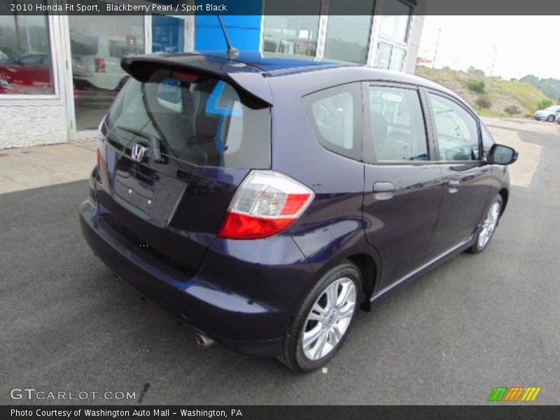 Blackberry Pearl / Sport Black 2010 Honda Fit Sport
