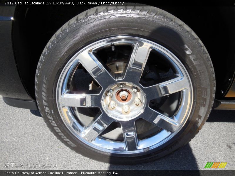 Black Raven / Ebony/Ebony 2012 Cadillac Escalade ESV Luxury AWD