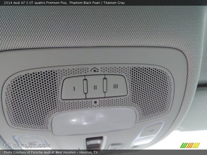 Phantom Black Pearl / Titanium Gray 2014 Audi A7 3.0T quattro Premium Plus