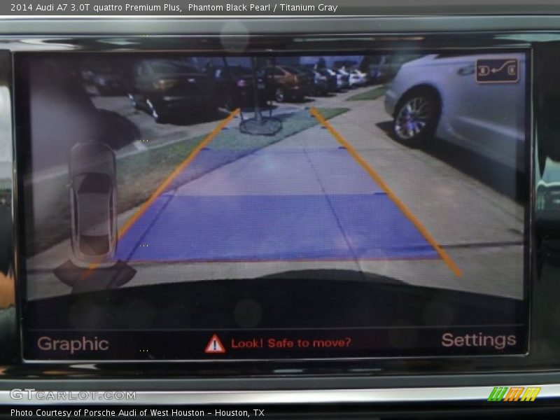 Phantom Black Pearl / Titanium Gray 2014 Audi A7 3.0T quattro Premium Plus