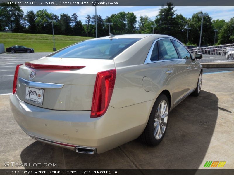 Silver Coast Metallic / Shale/Cocoa 2014 Cadillac XTS Luxury FWD