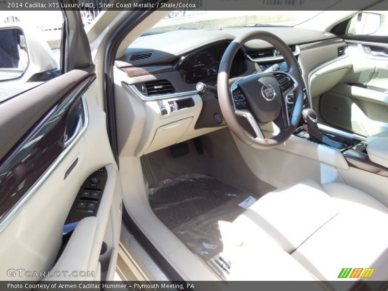 Silver Coast Metallic / Shale/Cocoa 2014 Cadillac XTS Luxury FWD