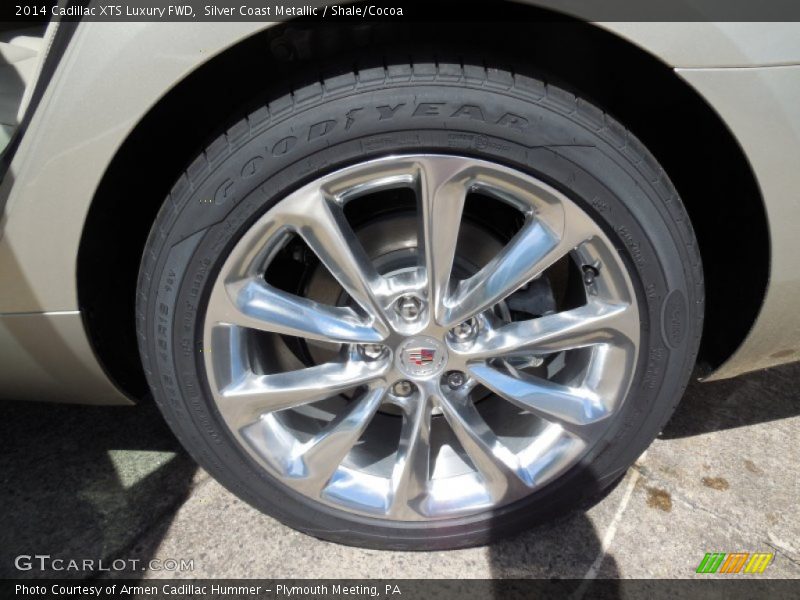 Silver Coast Metallic / Shale/Cocoa 2014 Cadillac XTS Luxury FWD