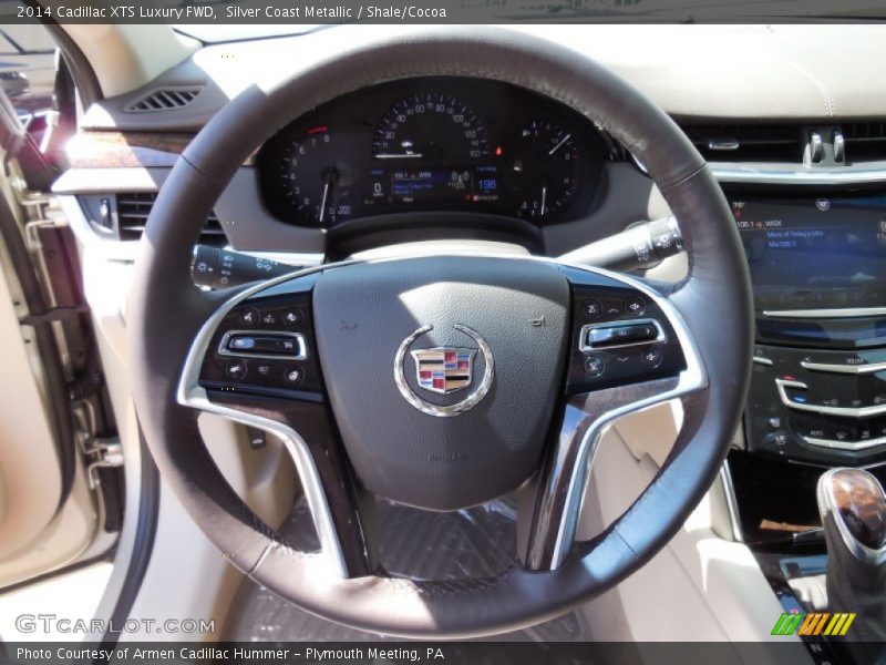 Silver Coast Metallic / Shale/Cocoa 2014 Cadillac XTS Luxury FWD