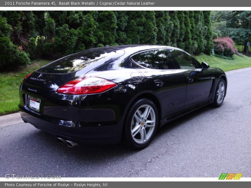 Basalt Black Metallic / Cognac/Cedar Natural Leather 2011 Porsche Panamera 4S