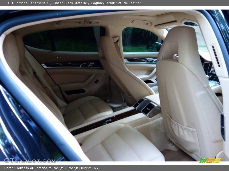 Basalt Black Metallic / Cognac/Cedar Natural Leather 2011 Porsche Panamera 4S