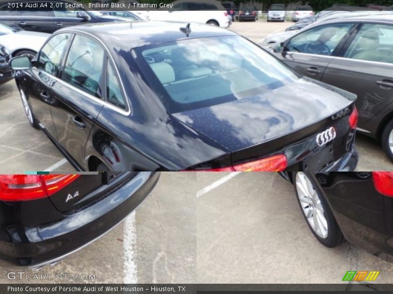 Brilliant Black / Titanium Grey 2014 Audi A4 2.0T Sedan
