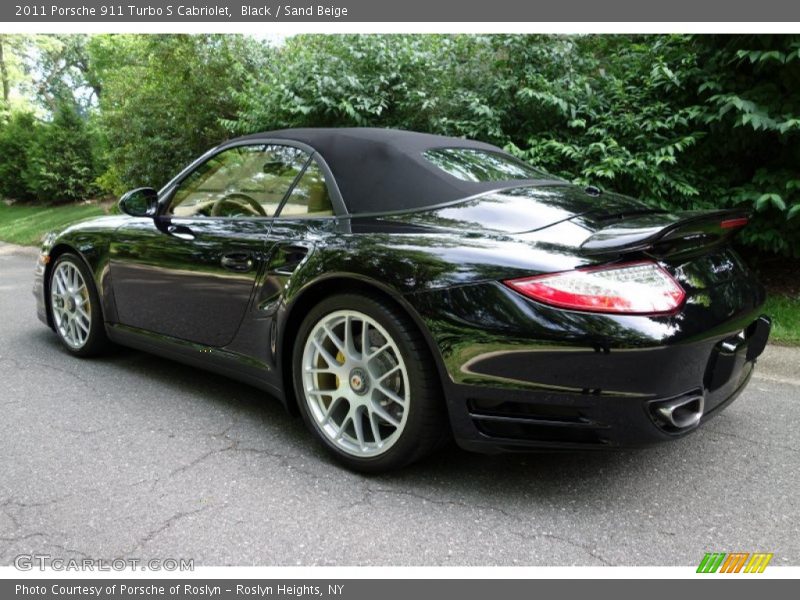 Black / Sand Beige 2011 Porsche 911 Turbo S Cabriolet