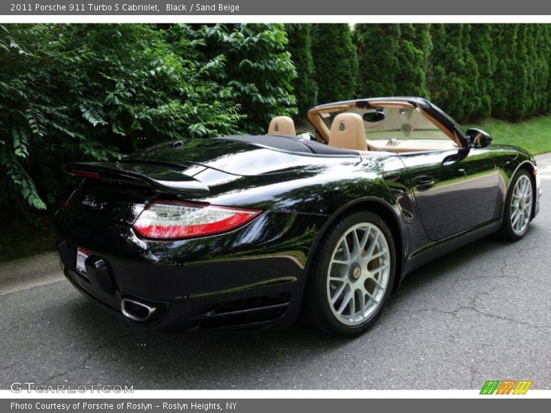 Black / Sand Beige 2011 Porsche 911 Turbo S Cabriolet