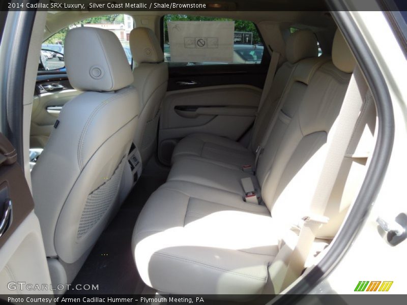 Silver Coast Metallic / Shale/Brownstone 2014 Cadillac SRX Luxury