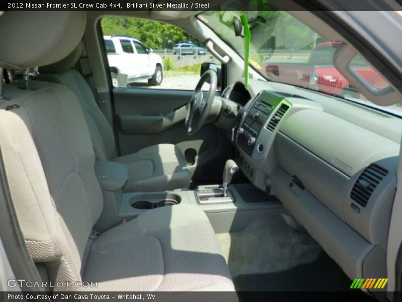 Brilliant Silver Metallic / Steel 2012 Nissan Frontier SL Crew Cab 4x4