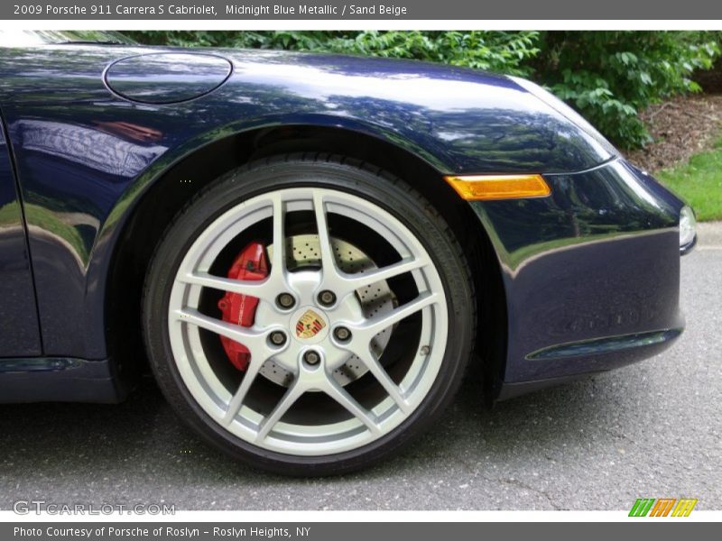 Midnight Blue Metallic / Sand Beige 2009 Porsche 911 Carrera S Cabriolet