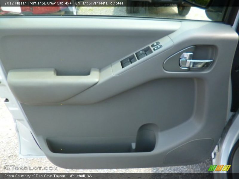 Brilliant Silver Metallic / Steel 2012 Nissan Frontier SL Crew Cab 4x4
