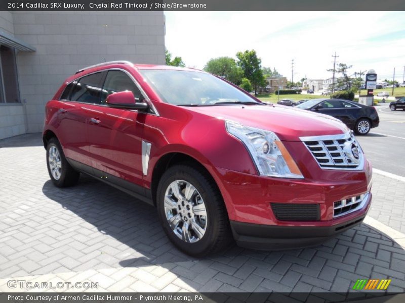 Crystal Red Tintcoat / Shale/Brownstone 2014 Cadillac SRX Luxury