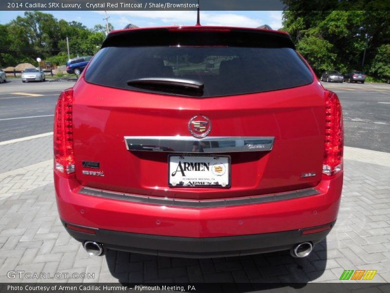 Crystal Red Tintcoat / Shale/Brownstone 2014 Cadillac SRX Luxury