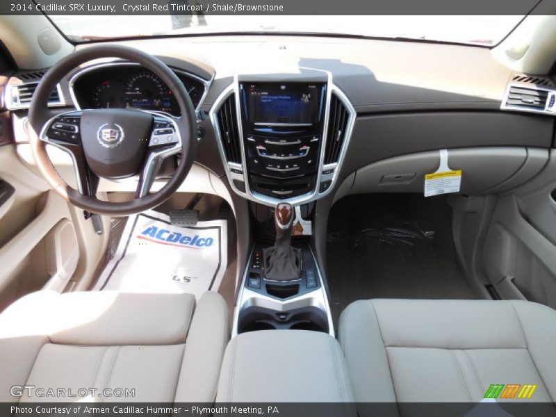 Crystal Red Tintcoat / Shale/Brownstone 2014 Cadillac SRX Luxury