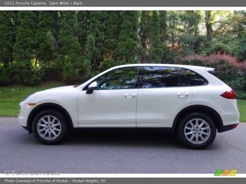 Sand White / Black 2011 Porsche Cayenne