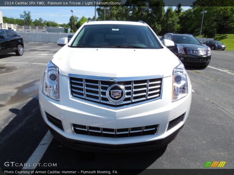 Platinum Ice Tricoat / Light Titanium/Ebony 2014 Cadillac SRX FWD