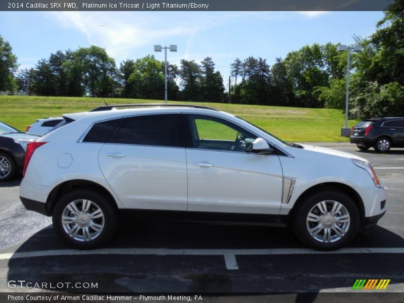 Platinum Ice Tricoat / Light Titanium/Ebony 2014 Cadillac SRX FWD