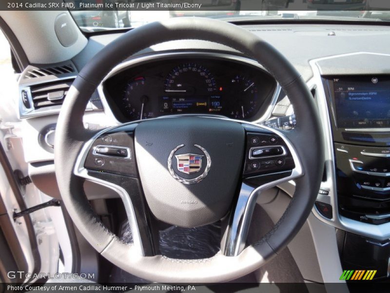 Platinum Ice Tricoat / Light Titanium/Ebony 2014 Cadillac SRX FWD