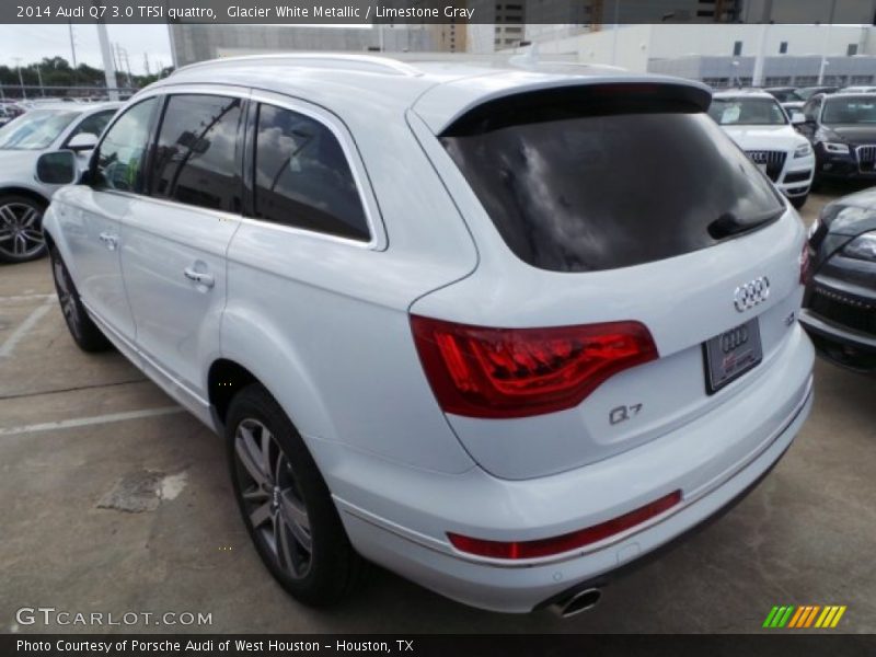 Glacier White Metallic / Limestone Gray 2014 Audi Q7 3.0 TFSI quattro