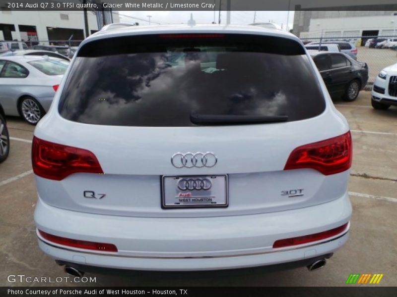 Glacier White Metallic / Limestone Gray 2014 Audi Q7 3.0 TFSI quattro