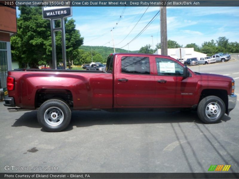 Deep Ruby Metallic / Jet Black/Dark Ash 2015 Chevrolet Silverado 3500HD WT Crew Cab Dual Rear Wheel 4x4