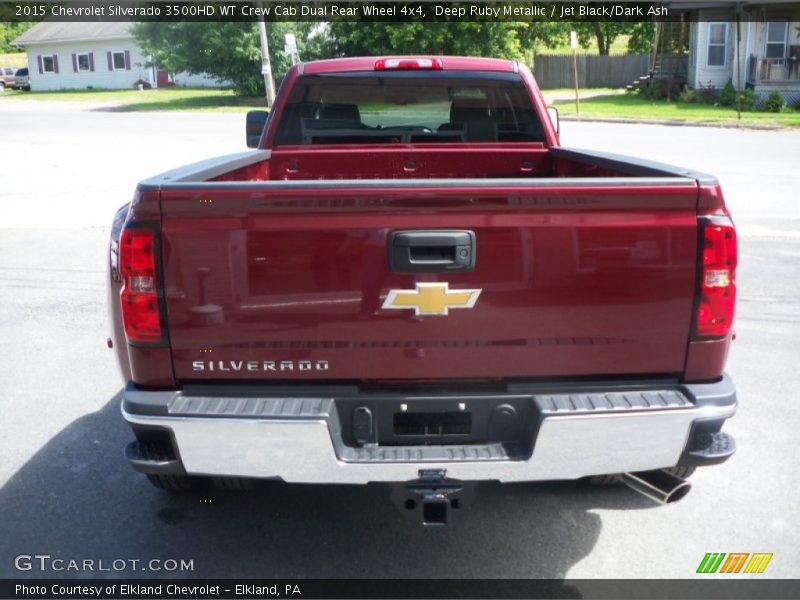 Deep Ruby Metallic / Jet Black/Dark Ash 2015 Chevrolet Silverado 3500HD WT Crew Cab Dual Rear Wheel 4x4