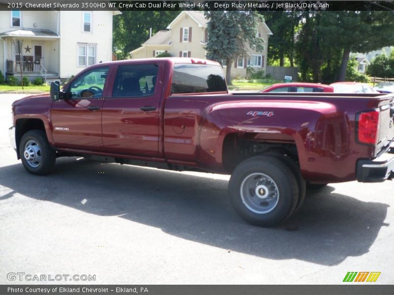 Deep Ruby Metallic / Jet Black/Dark Ash 2015 Chevrolet Silverado 3500HD WT Crew Cab Dual Rear Wheel 4x4