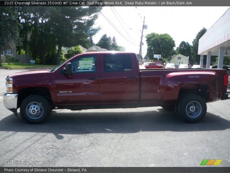Deep Ruby Metallic / Jet Black/Dark Ash 2015 Chevrolet Silverado 3500HD WT Crew Cab Dual Rear Wheel 4x4